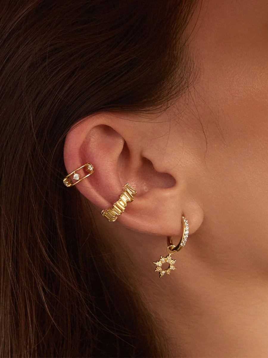 WCO Sunseeker Charm Huggie Earrings