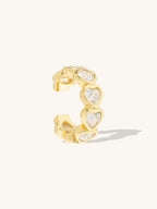 WCO Heart Bezel Ear Cuff