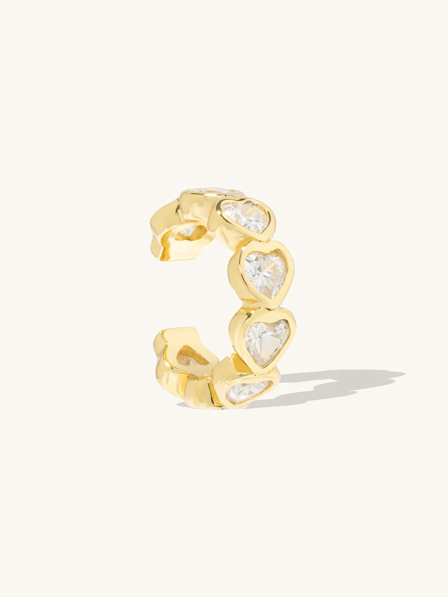 WCO Heart Bezel Ear Cuff