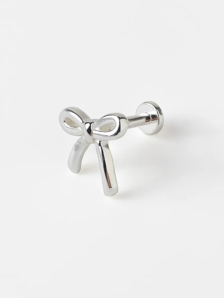WCO Bow Flat Back Earrings