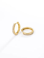 WCO Classic Pave Hoop Earrings