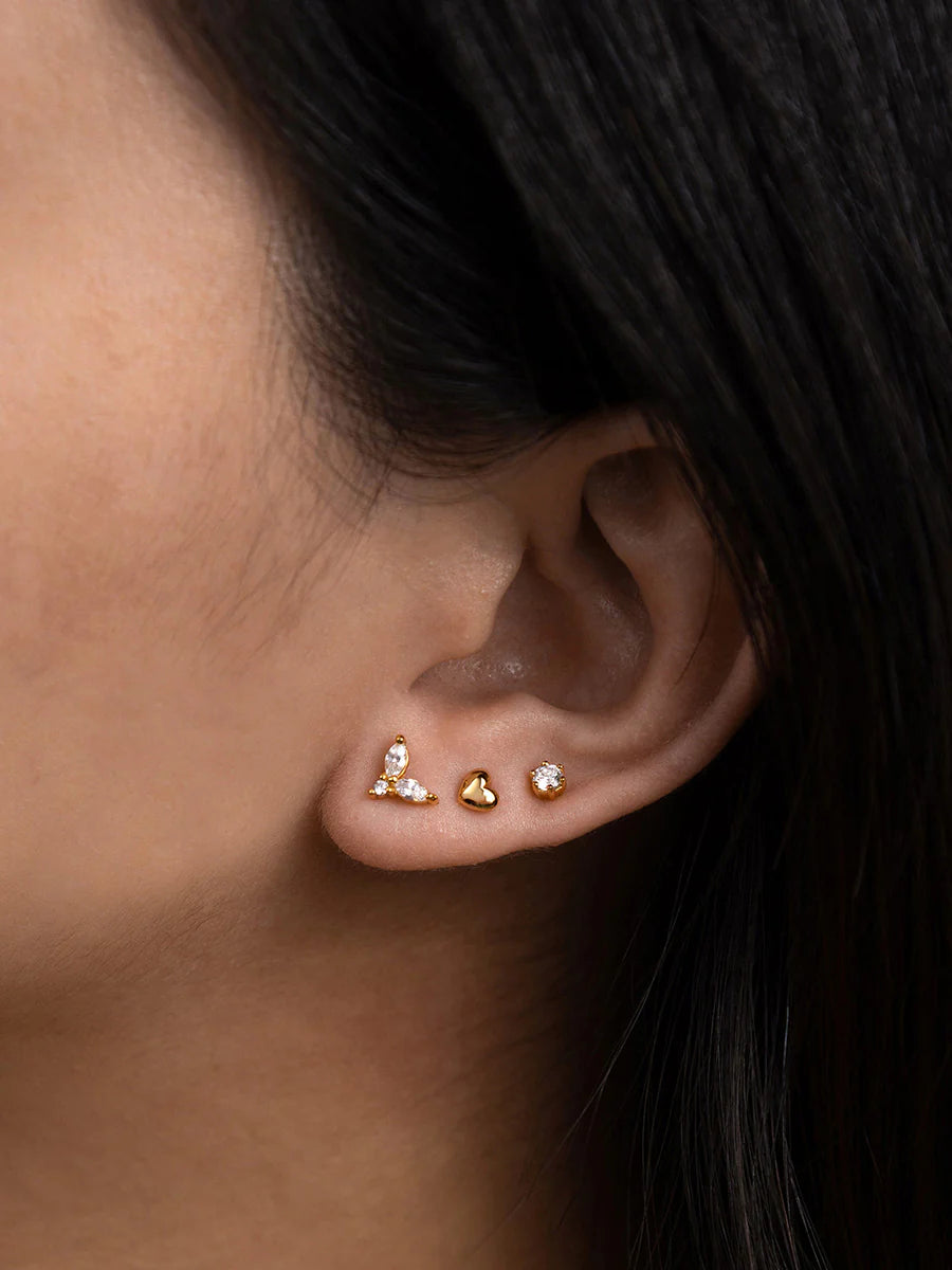 WCO Brilliant Flat Back Earrings