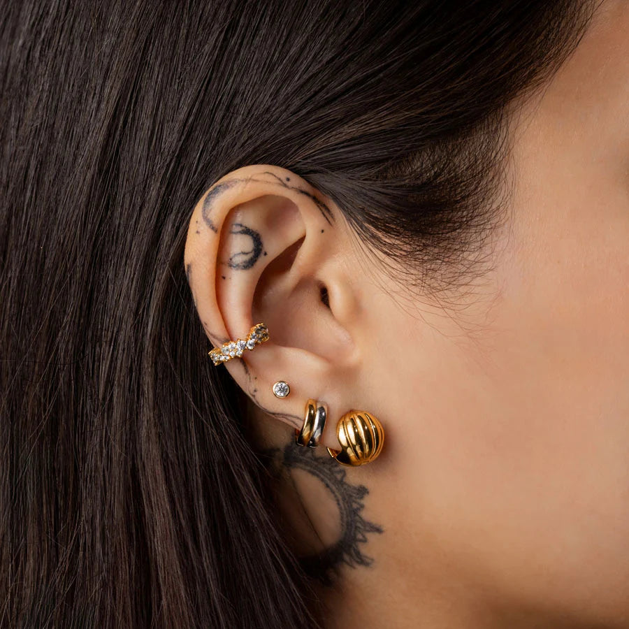 WCO Dome Ripple 11m Earrings