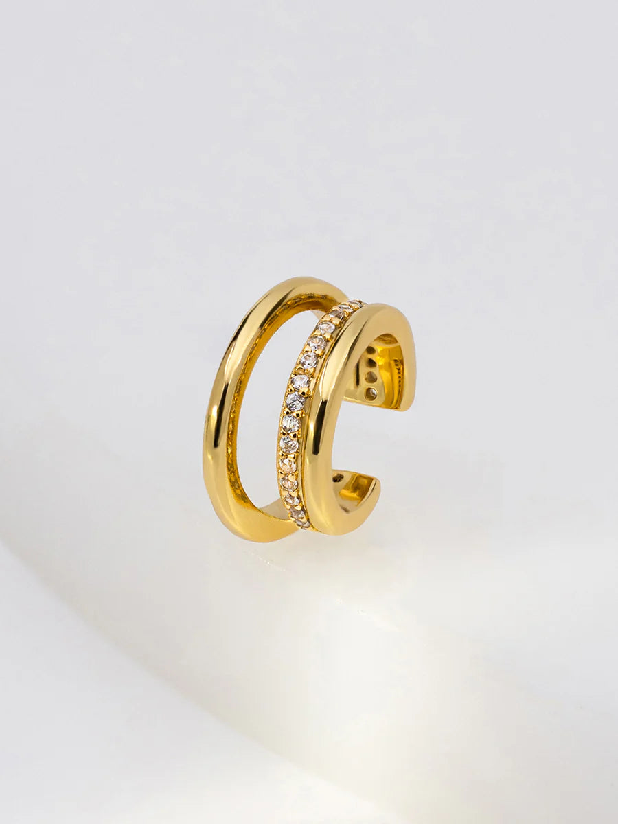 WCO Double Pave 9mm Ear Cuff