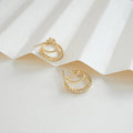 WCO Triple Pave Hoop Earrings