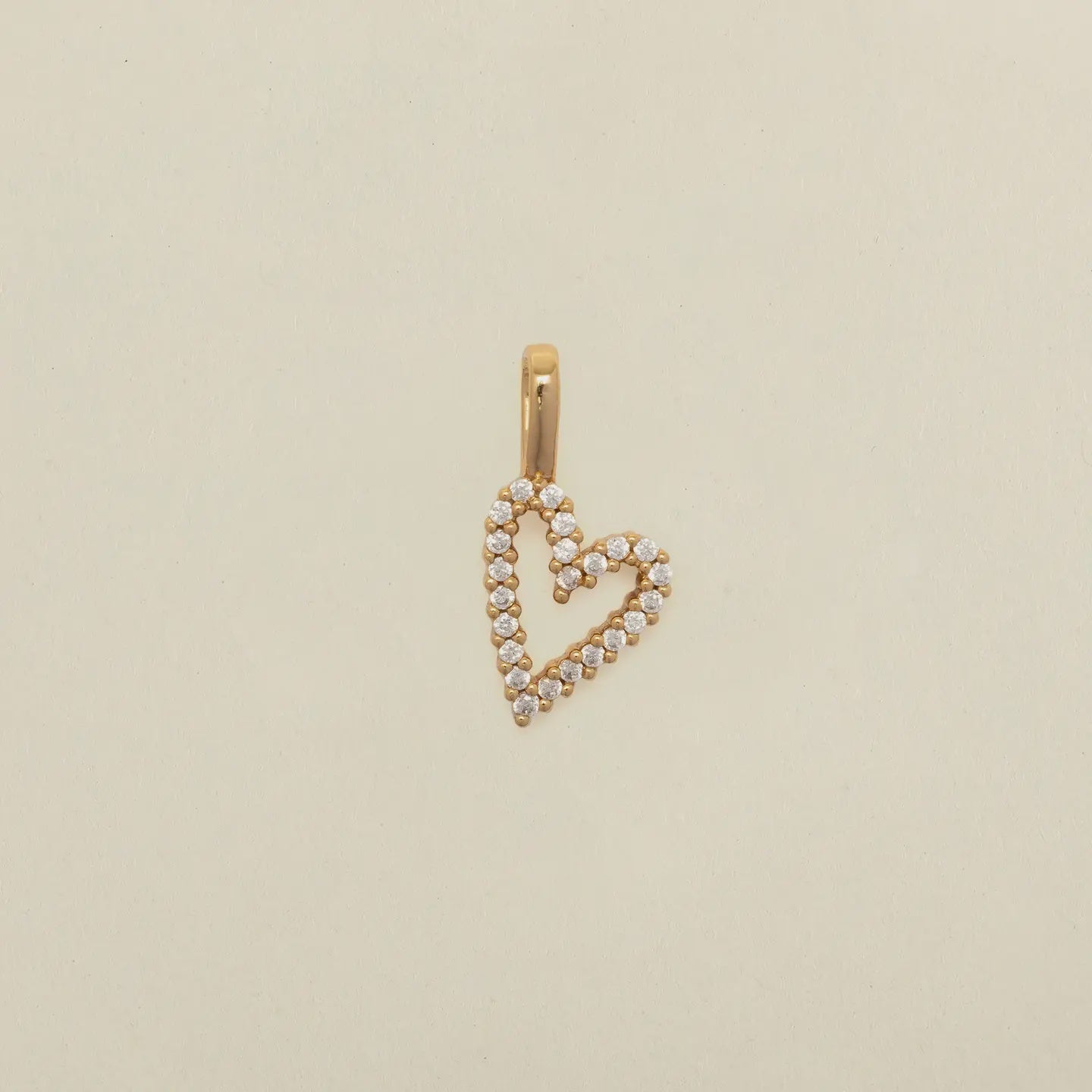 MBM CZ Heart Charm
