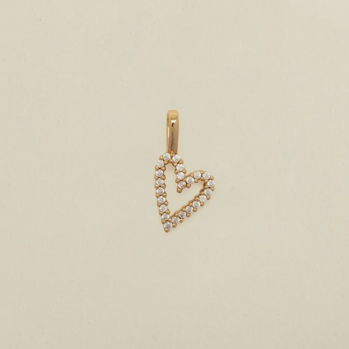 MBM CZ Heart Charm