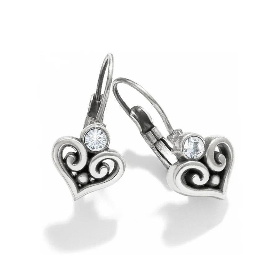 BRI Alcazar Heart Leverback Earrings