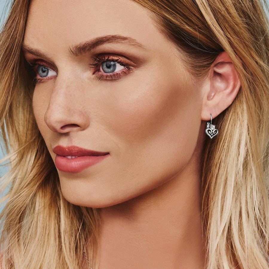 BRI Alcazar Heart Leverback Earrings
