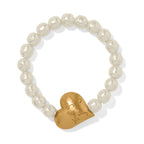 BRI Trust Your Journey Pearl Heart Bracelet