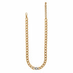 BRI Cleo Pave Link Necklace