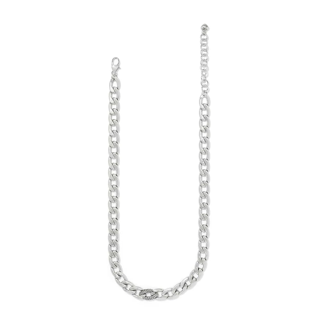 BRI Cleo Pave Link Necklace