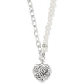 BRI Contempo Heart Pearl charm Necklace