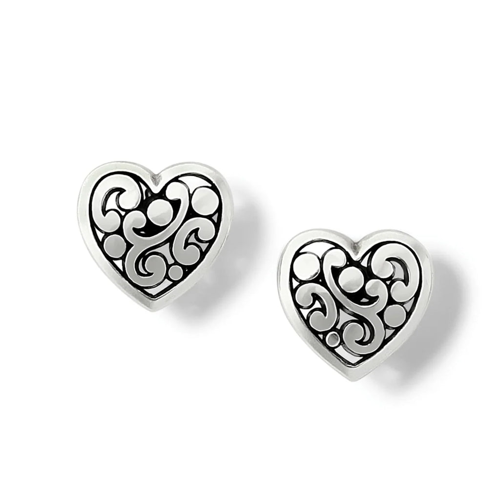 BRI Contempo Heart Post Earrings