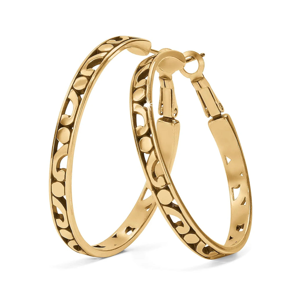 BRI Contempo Large Hoop Earrings