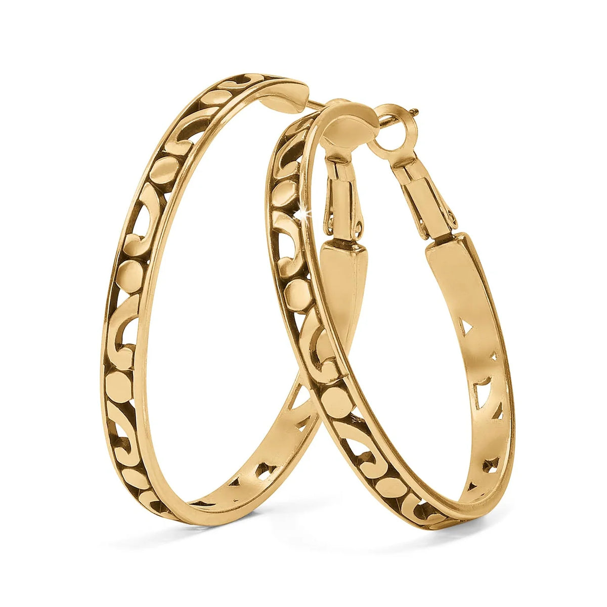 BRI Contempo Large Hoop Earrings
