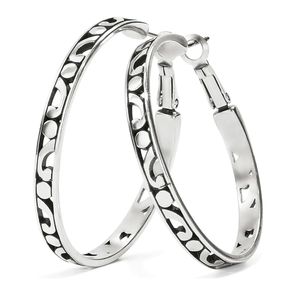 BRI Contempo Large Hoop Earrings