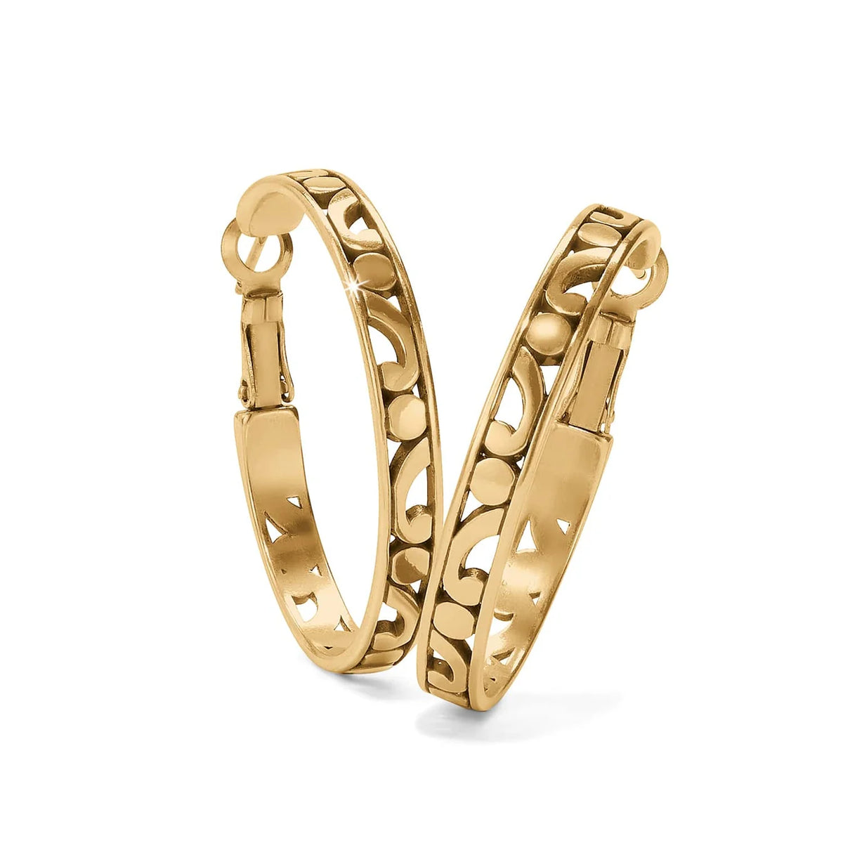 BRI Contempo Medium Hoop Earrings