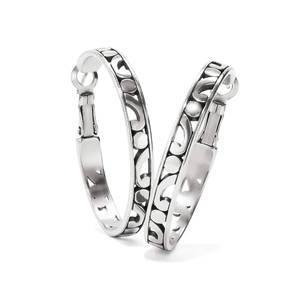 BRI Contempo Medium Hoop Earrings