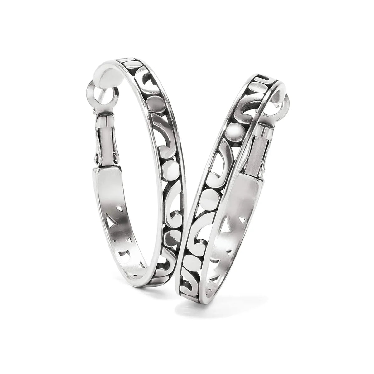 BRI Contempo Medium Hoop Earrings