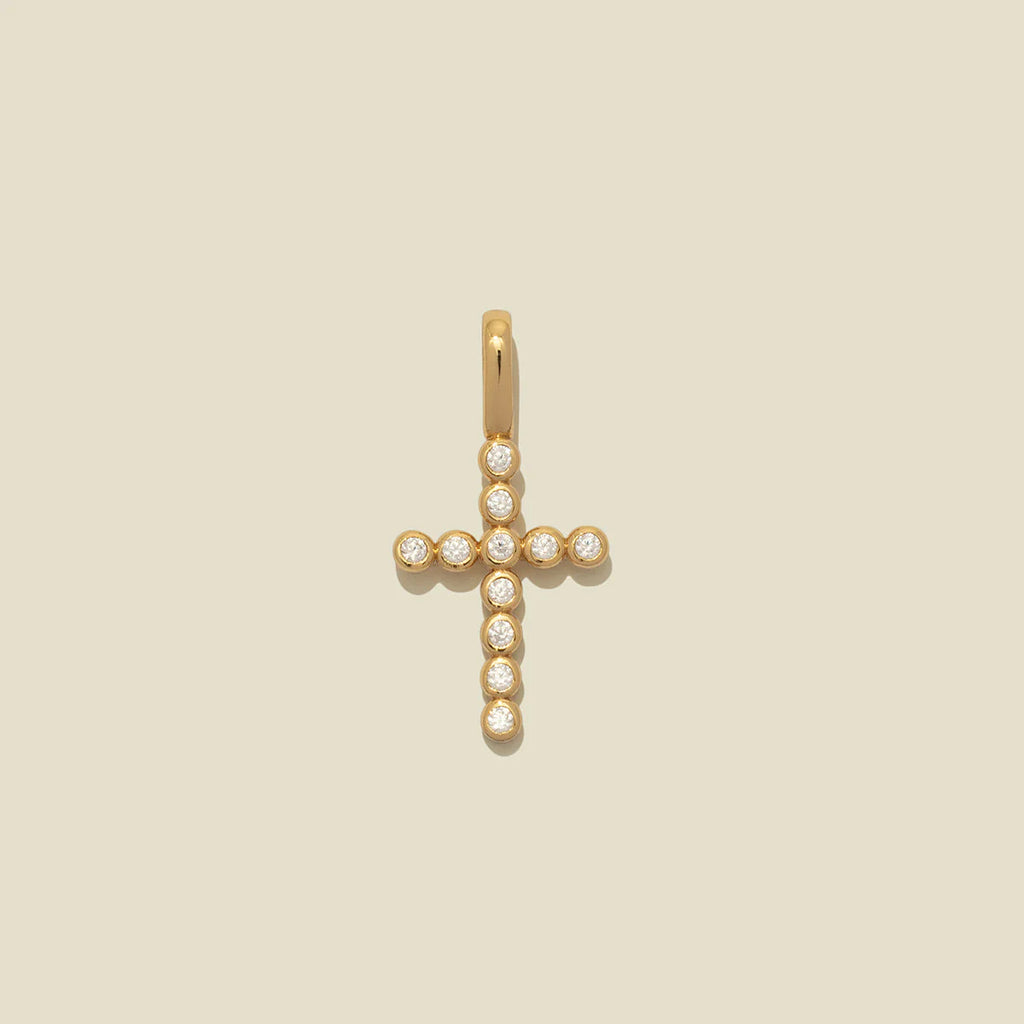 MBM CZ Poppy Cross Charm