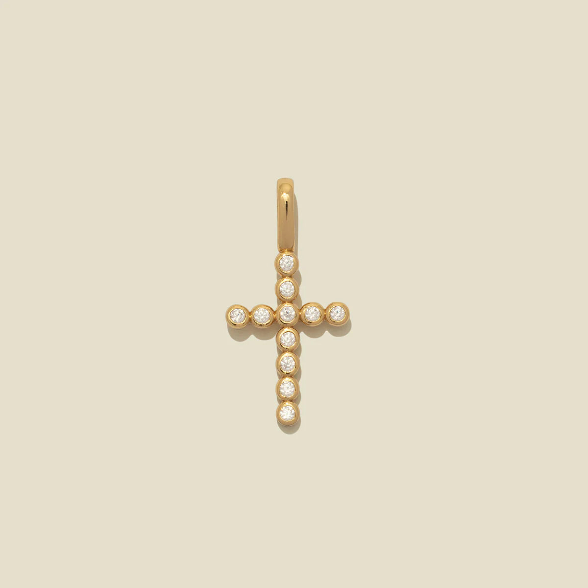 MBM CZ Poppy Cross Charm