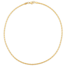 Load image into Gallery viewer, EV Calla Flat Rope Chain Necklace
