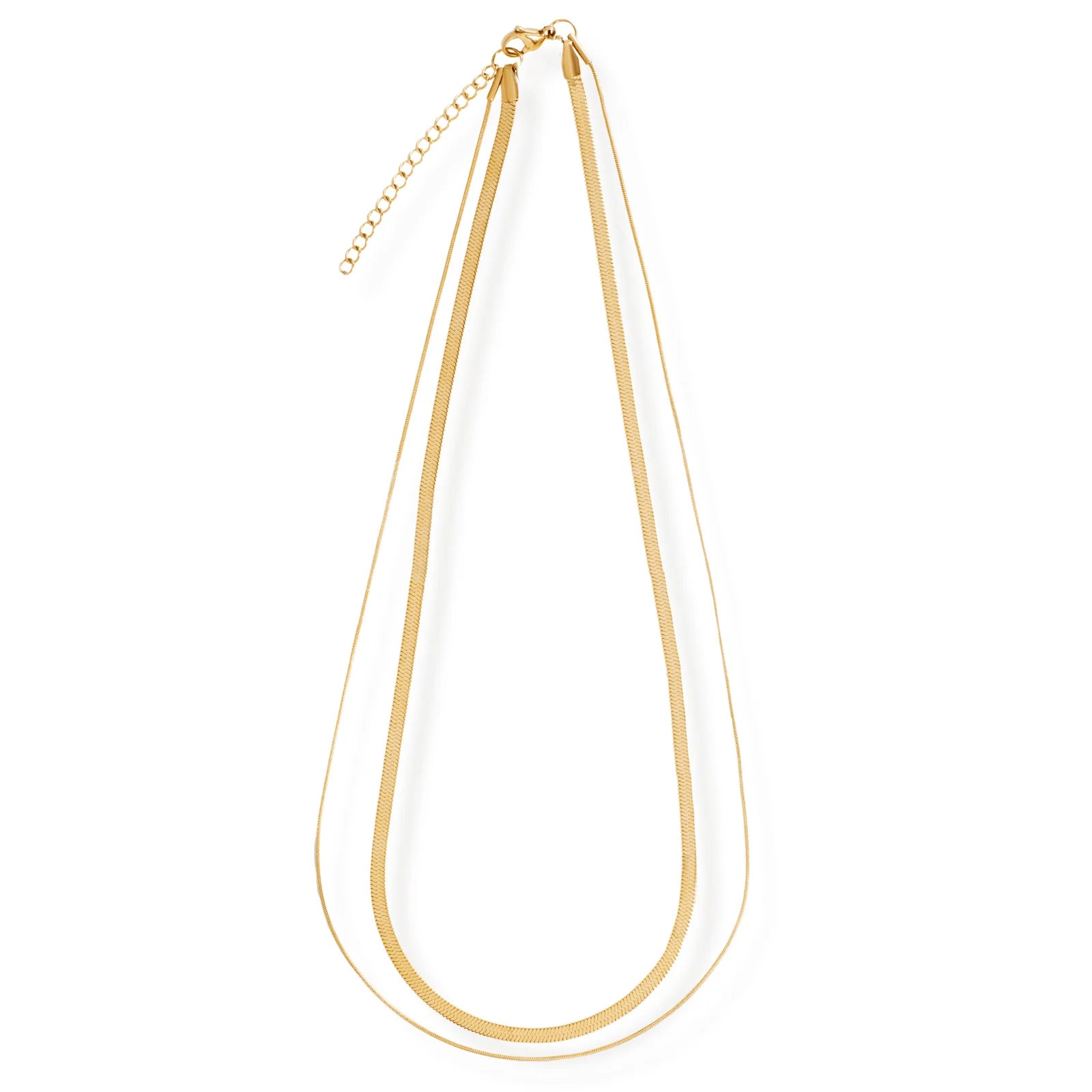 EV Cassia Double Chain Necklace