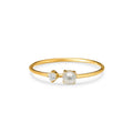 EV Enza Pearl Stone Ring