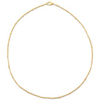 EV Helsa Dainty Beaded Chain Necklace