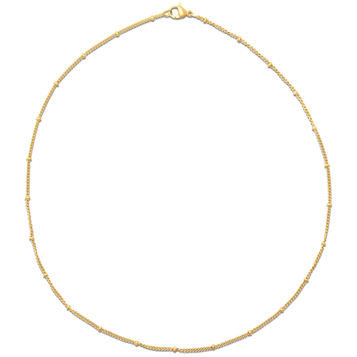 EV Helsa Dainty Beaded Chain Necklace