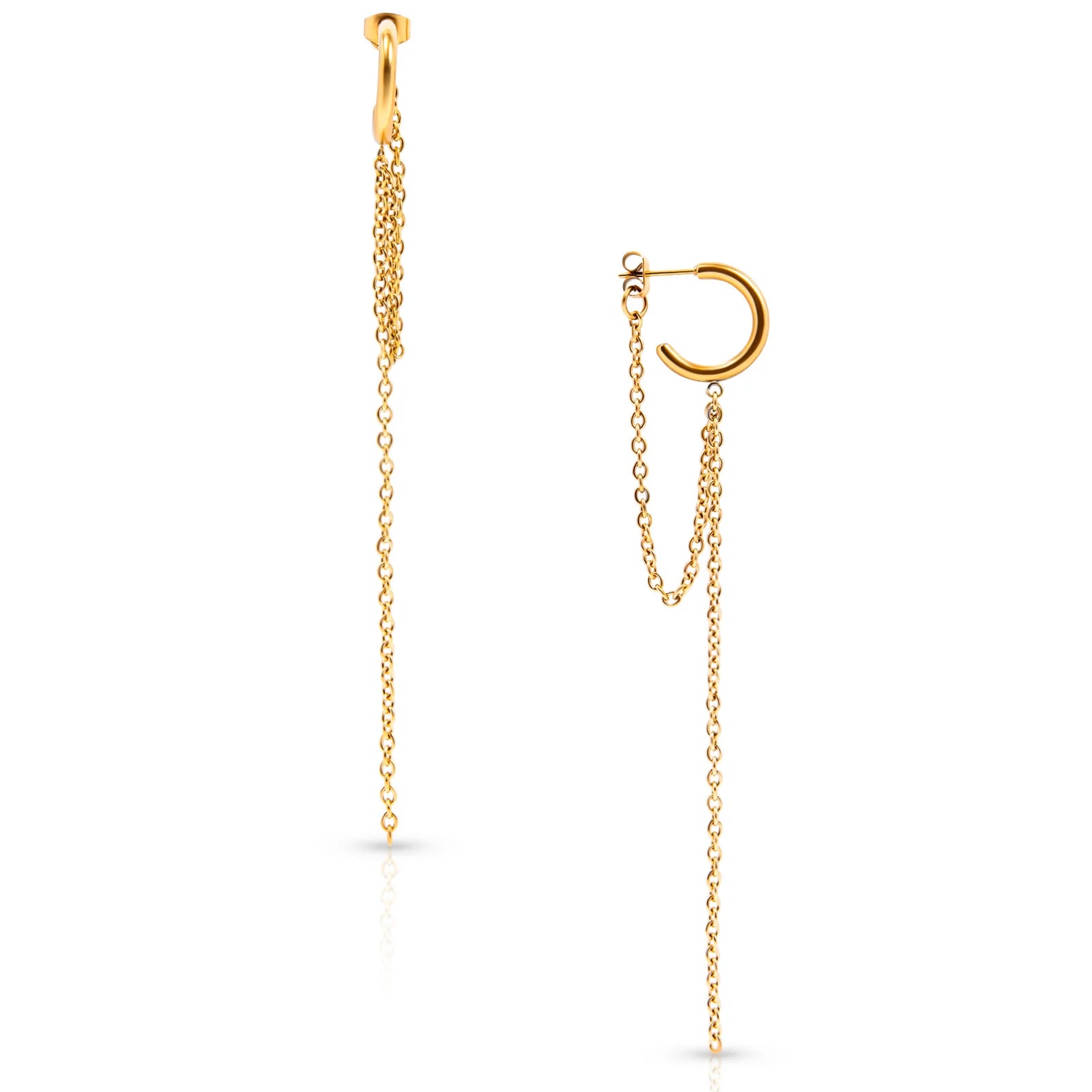 EV Larisa Chain Hoop Earrings