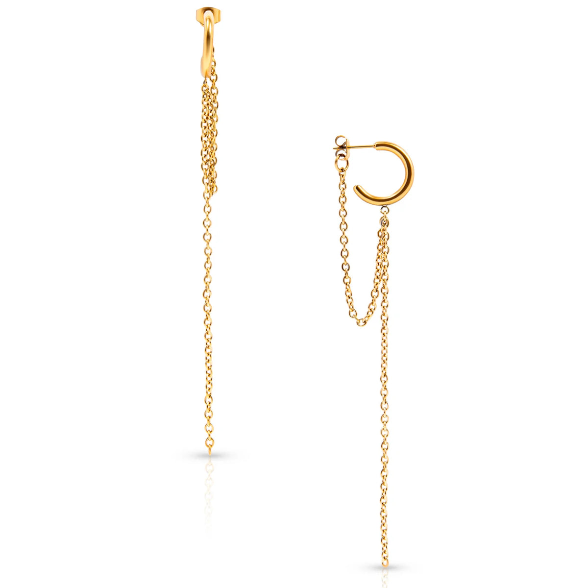 EV Larisa Chain Hoop Earrings