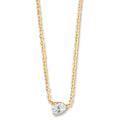 EV Lola Solitaire Sideways Pear Necklace