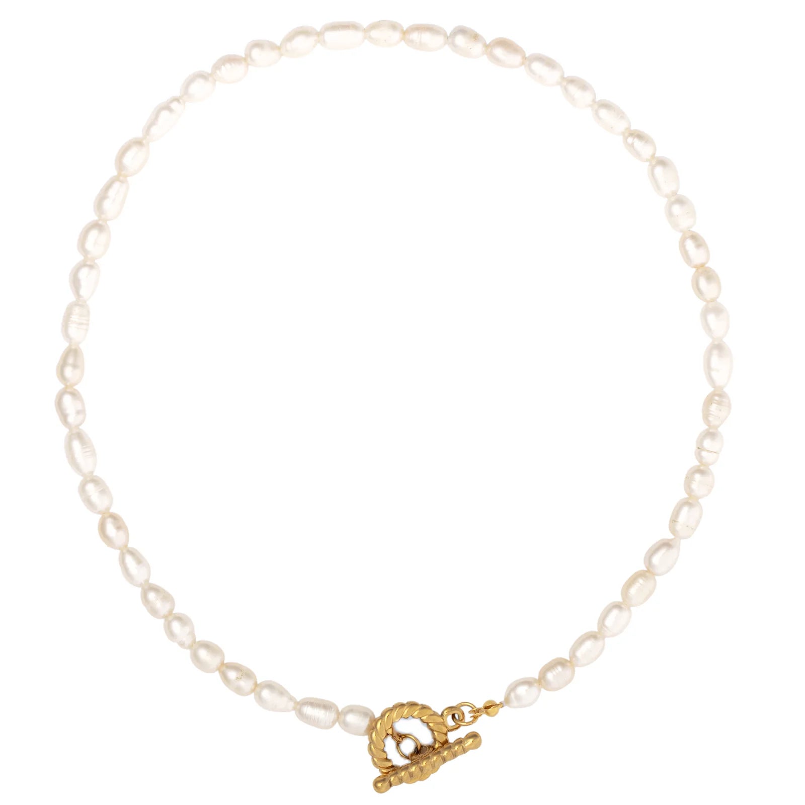 EV Miki Pearl Toggle Necklace