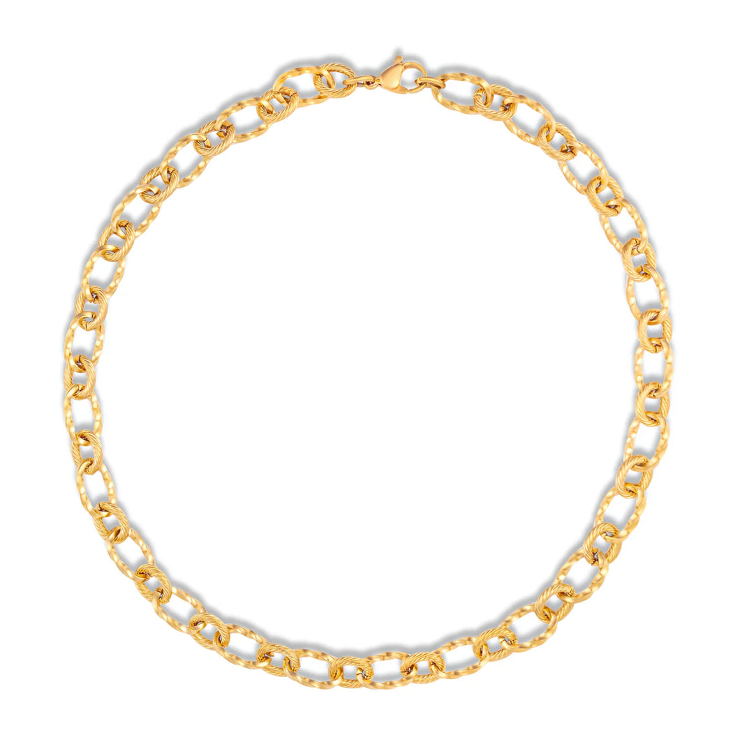 EV Tatum Textured Chain Choker