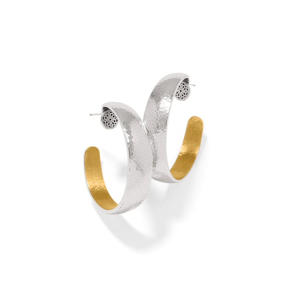 BRI Ferrara Entrata Moon Large Hoop Earrings