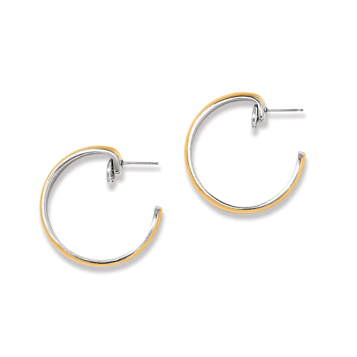 BRI Ferrara Entrata Moon Small Hoop Earrings