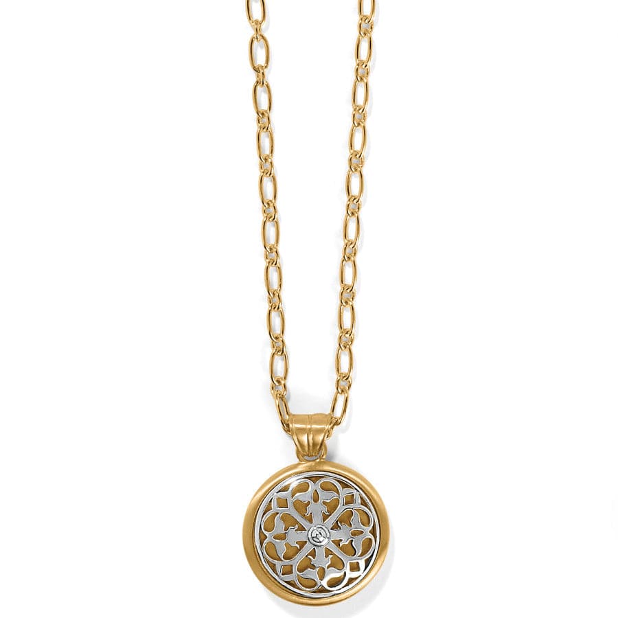 BRI Ferrara Two Tone  Luce Large Pendant Necklace
