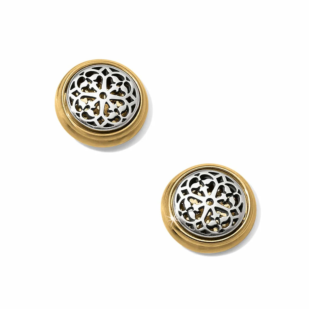 BRI Ferrara Two Tone Post Earrings
