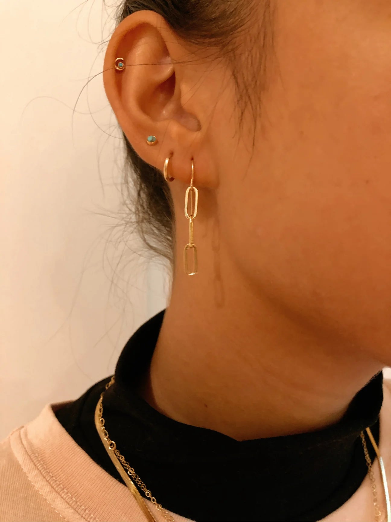 TOA Firefly Link Earrings