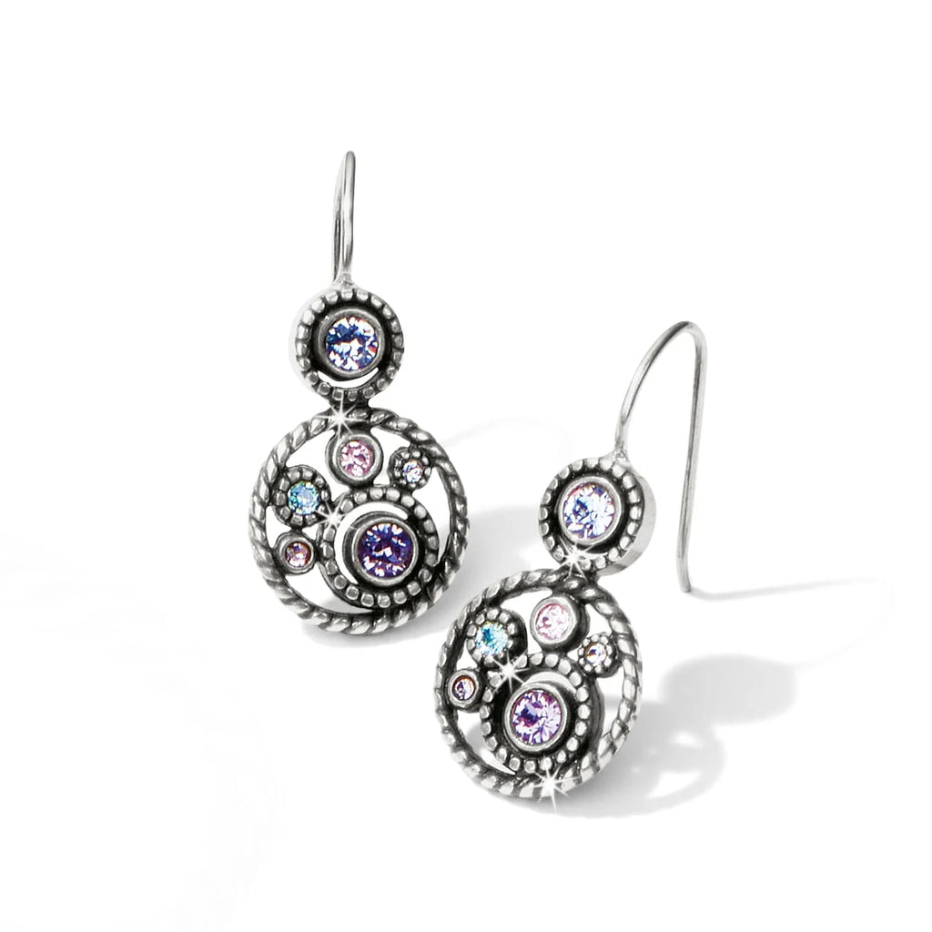 BRI Halo French Wire Earrings