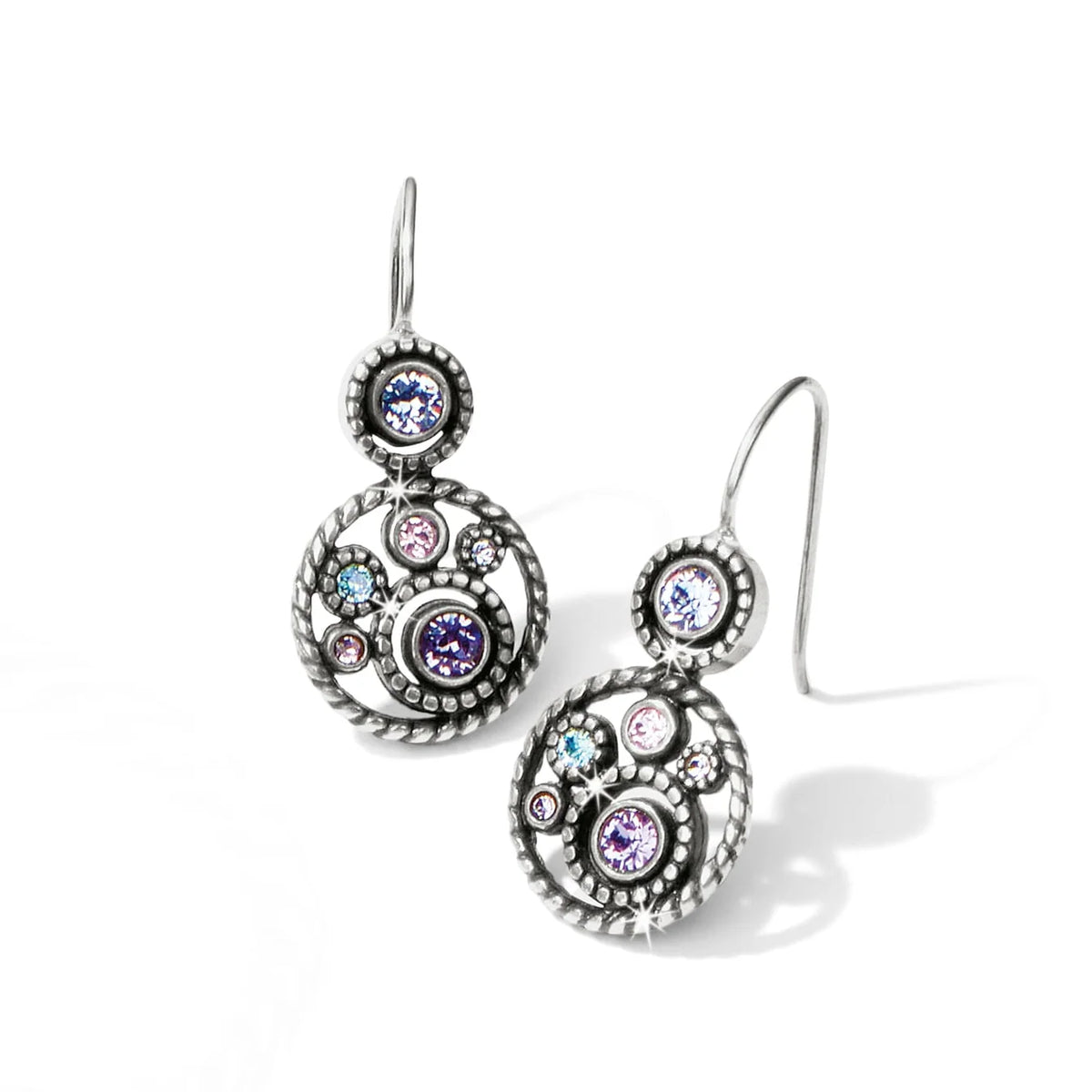 BRI Halo French Wire Earrings