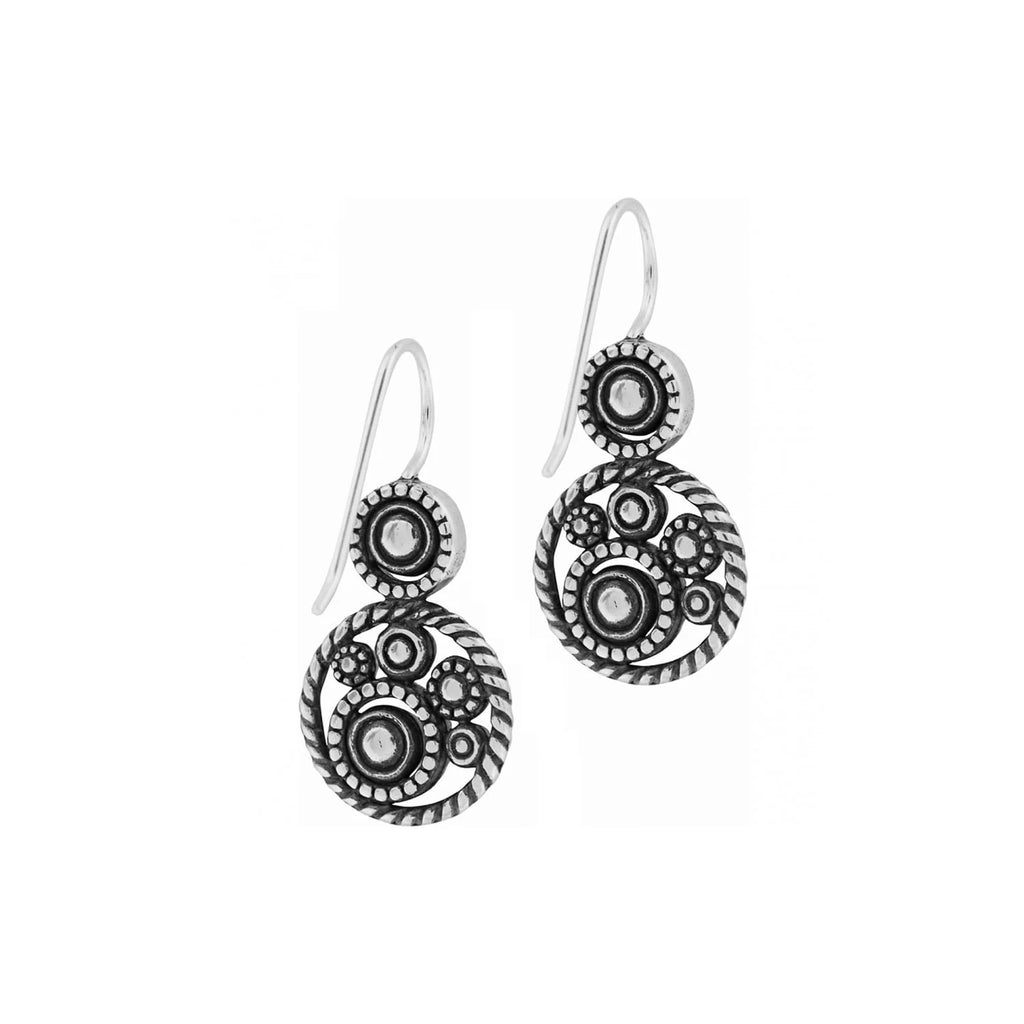 BRI Halo French Wire Earrings