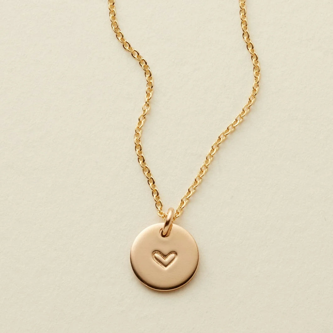 MBM Heart Disc Necklace