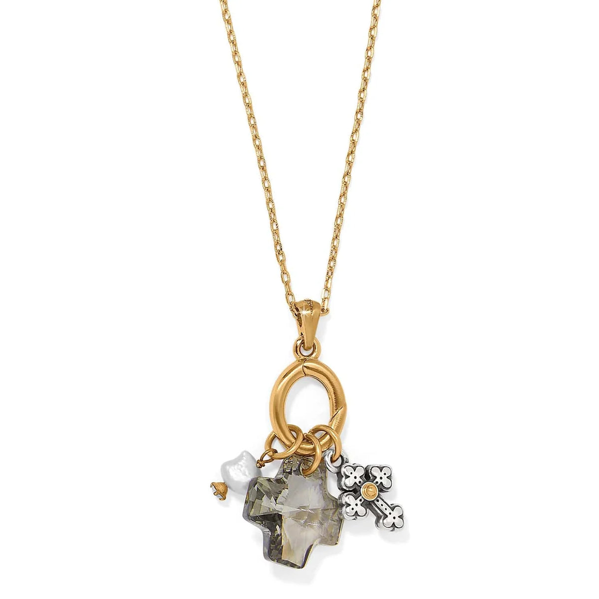 BRI Heavenly Cross Short Necklace