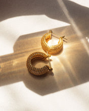 Load image into Gallery viewer, LAJ Pave Royale Hoops

