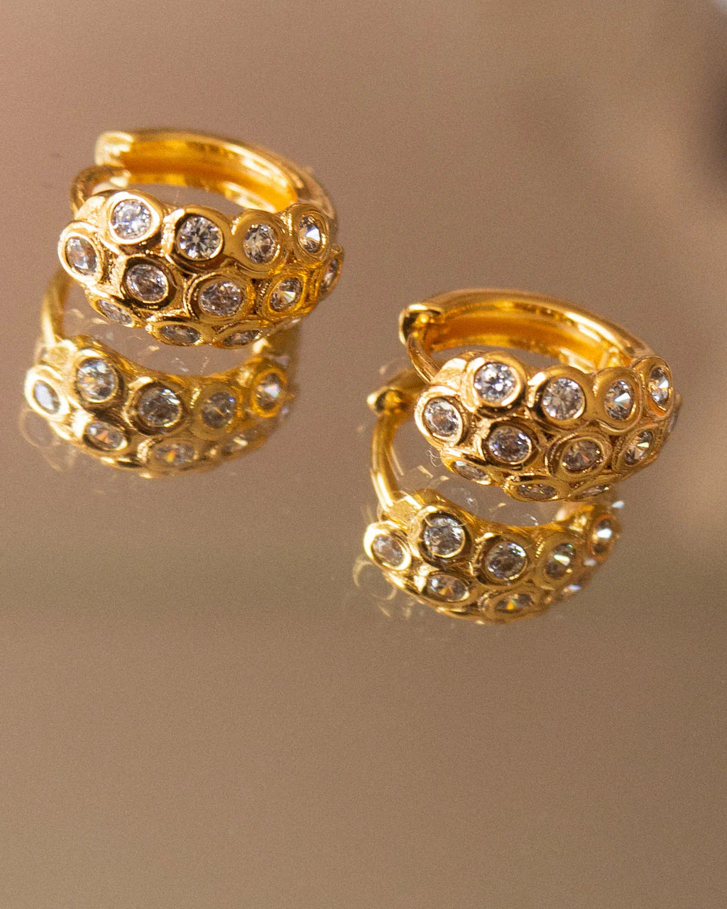 LAJ Sienna Stone Hoops