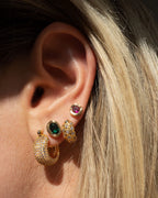 LAJ Sienna Stone Hoops