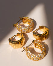 Load image into Gallery viewer, LAJ Pave Royale Hoops
